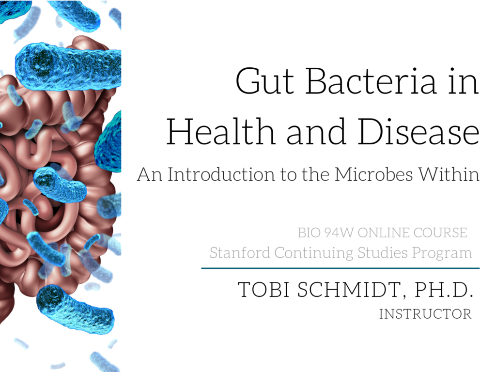 Stanford health course, Gut Health taught by Dr. Tobi Schmidt