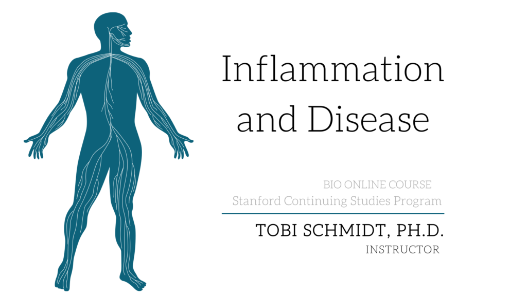 Stanford health course, Inflammation and Disease with Instructor Dr. Tobi Schmidt