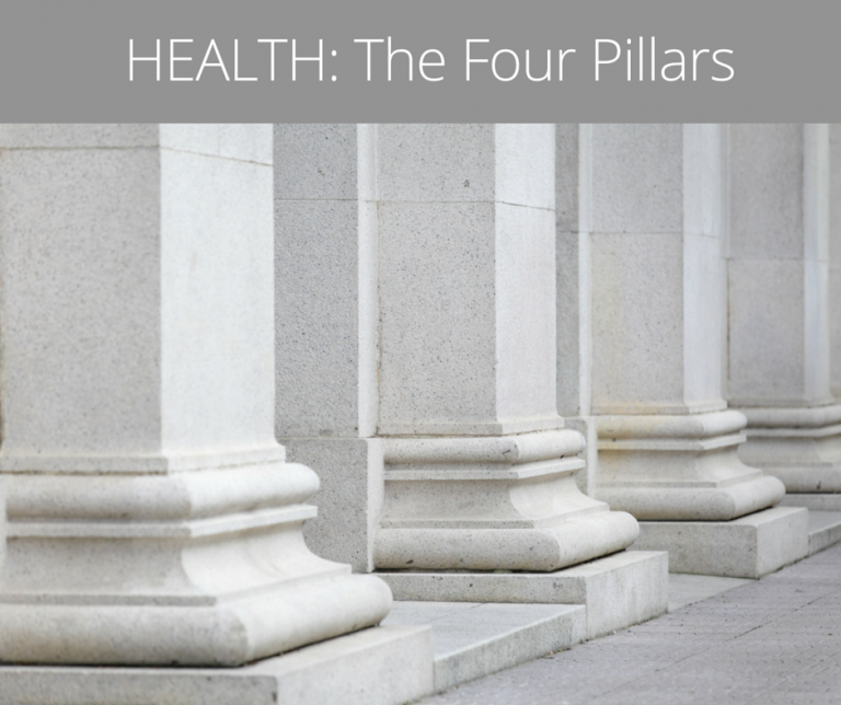 HEALTH The Four Pillars Dr. Tobi Schmidt