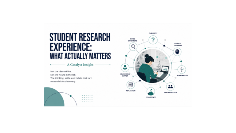 Student Research Experience: What Actually Matters
